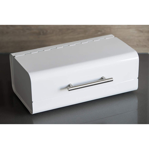 Rebrilliant Ferrill Sleek Modern Bread Box For Kitchen Counter Bread
