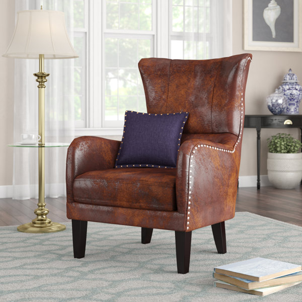 Gordon High Back Wingback Chair by Alcott Hill