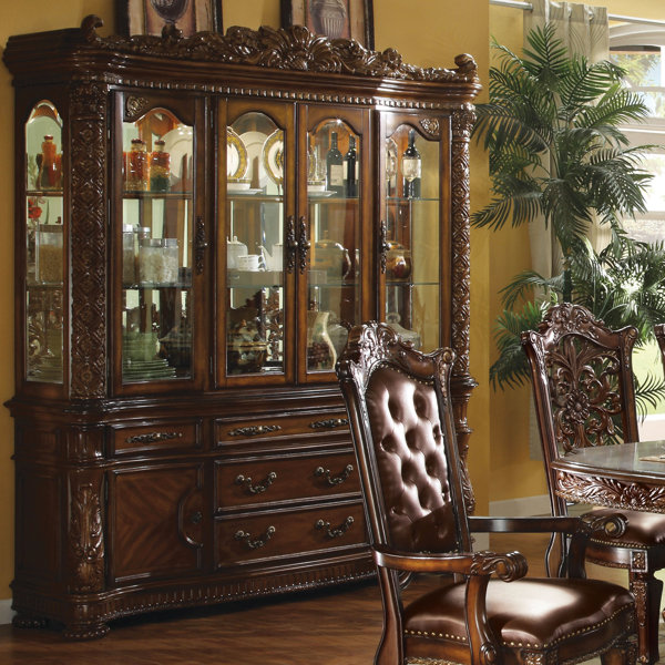 Welles Lighted China Cabinet By Astoria Grand Best Choices