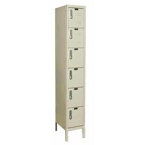 DigiTech 6 Tier 1 Wide Employee Locker by Hallowell