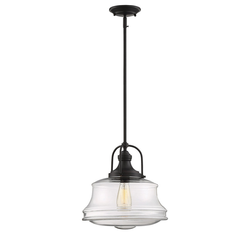 Laurel Foundry Modern Farmhouse Nadine 1 Light Schoolhouse Pendant Nadine 1 Light Schoolhouse Pendant