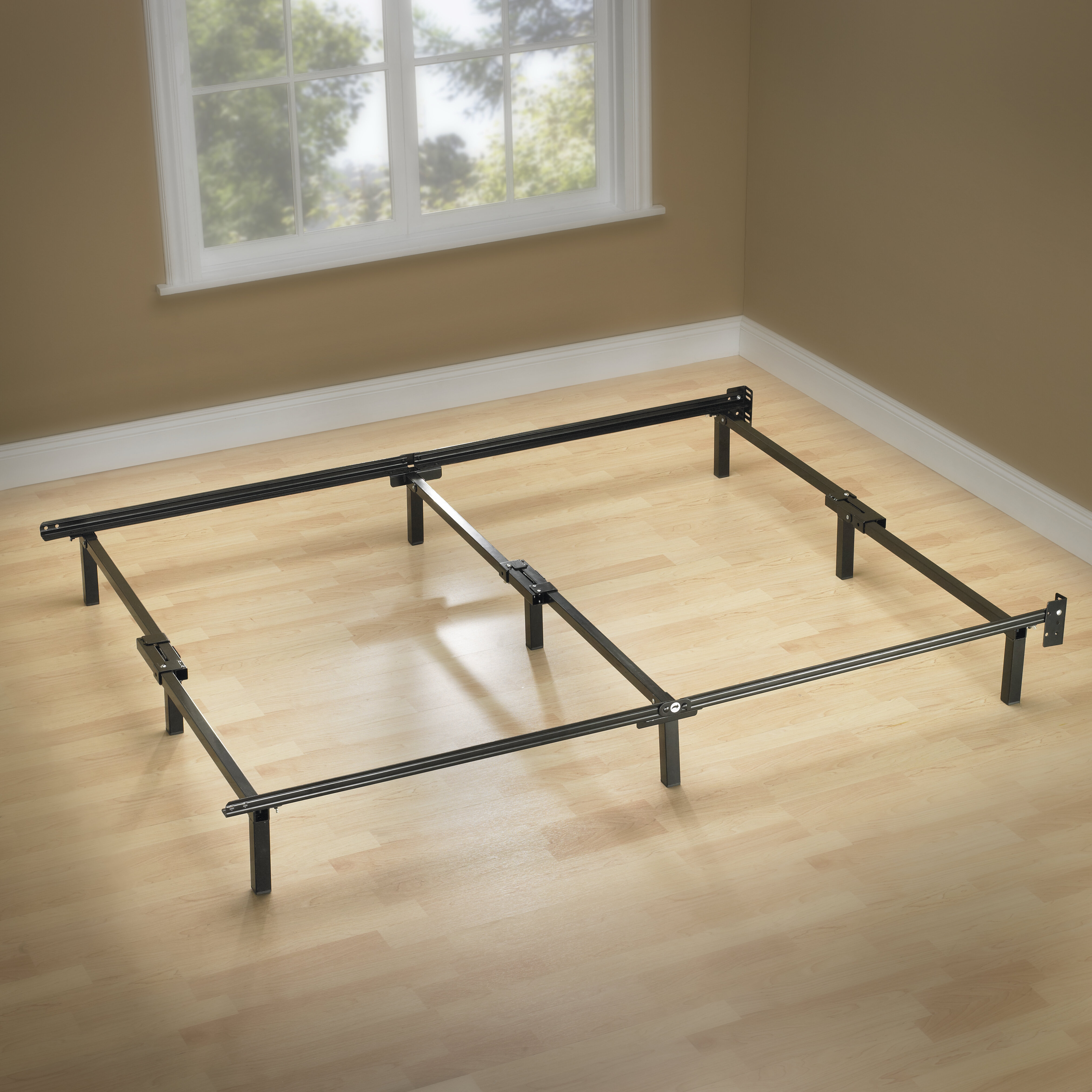 Alwyn Home Adjustable Full To King Size Bed Frame Reviews Wayfair