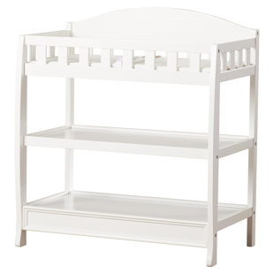 light wood changing table