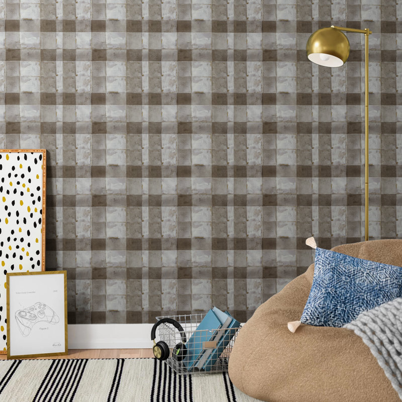 Three Posts Teen Mardell Buffalo Plaid 18 86 L X 18 W Peel And