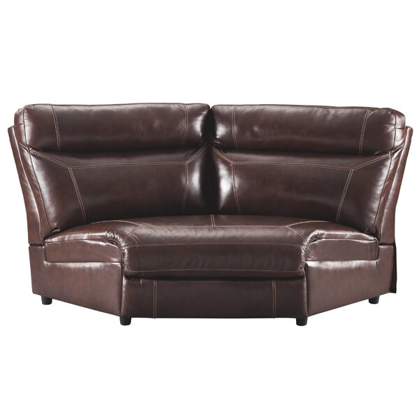 Suri Wedge Leather Reclining Sectional By Red Barrel Studio