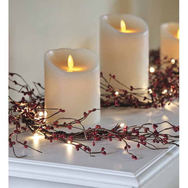 Battery Lighted Garland Wayfair