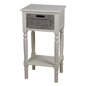 Meddebemps 1 Drawer End Table by Breakwater Bay