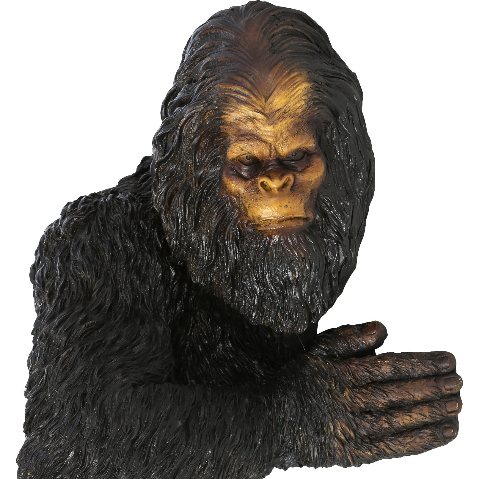 yeti bigfoot tree statue