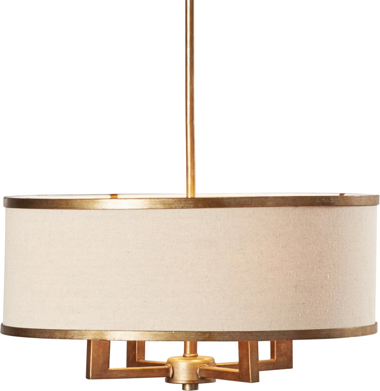 Brisbane 4Light Drum Chandelier & Reviews Joss & Main