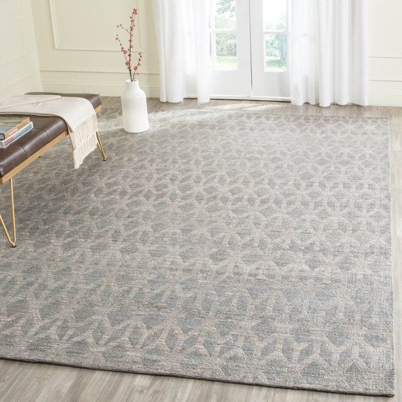 Breakwater Bay Cromwell HandWoven Grey/Gold Area Rug & Reviews Wayfair