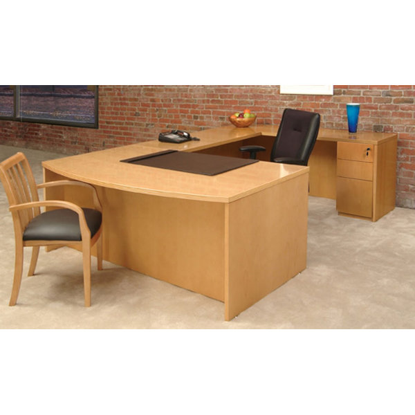 Mayline Luminary Series UShape Executive Desk Wayfair