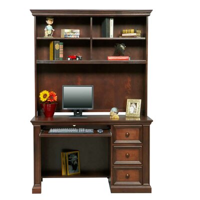 Marhill Solid Wood Computer Desk With Hutch Beachcrest Home Color