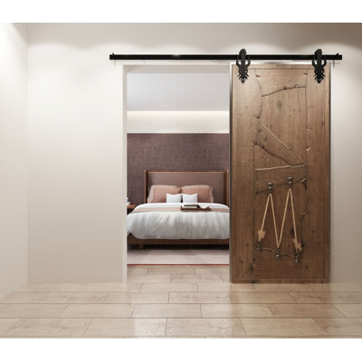 Imperial Standard Single Barn Door Hardware Kit Homacer Track Length 144 in