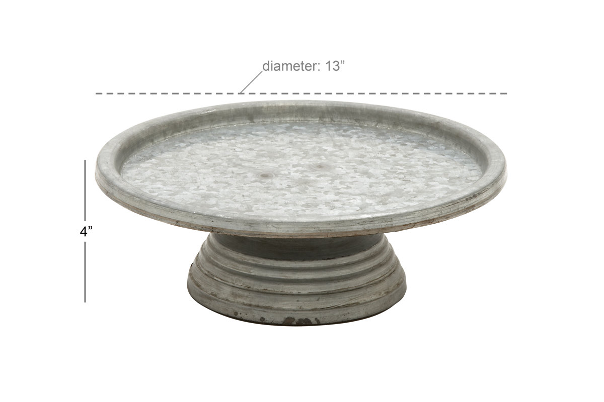 Cole & Grey Metal Cake Stand & Reviews Wayfair