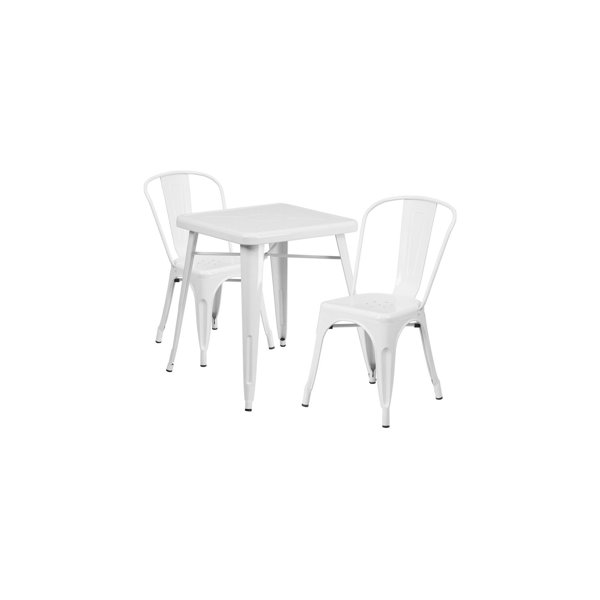 #1 Guarino Indoor/Outdoor 3 Piece Dining Set By Williston Forge 2019 Sale