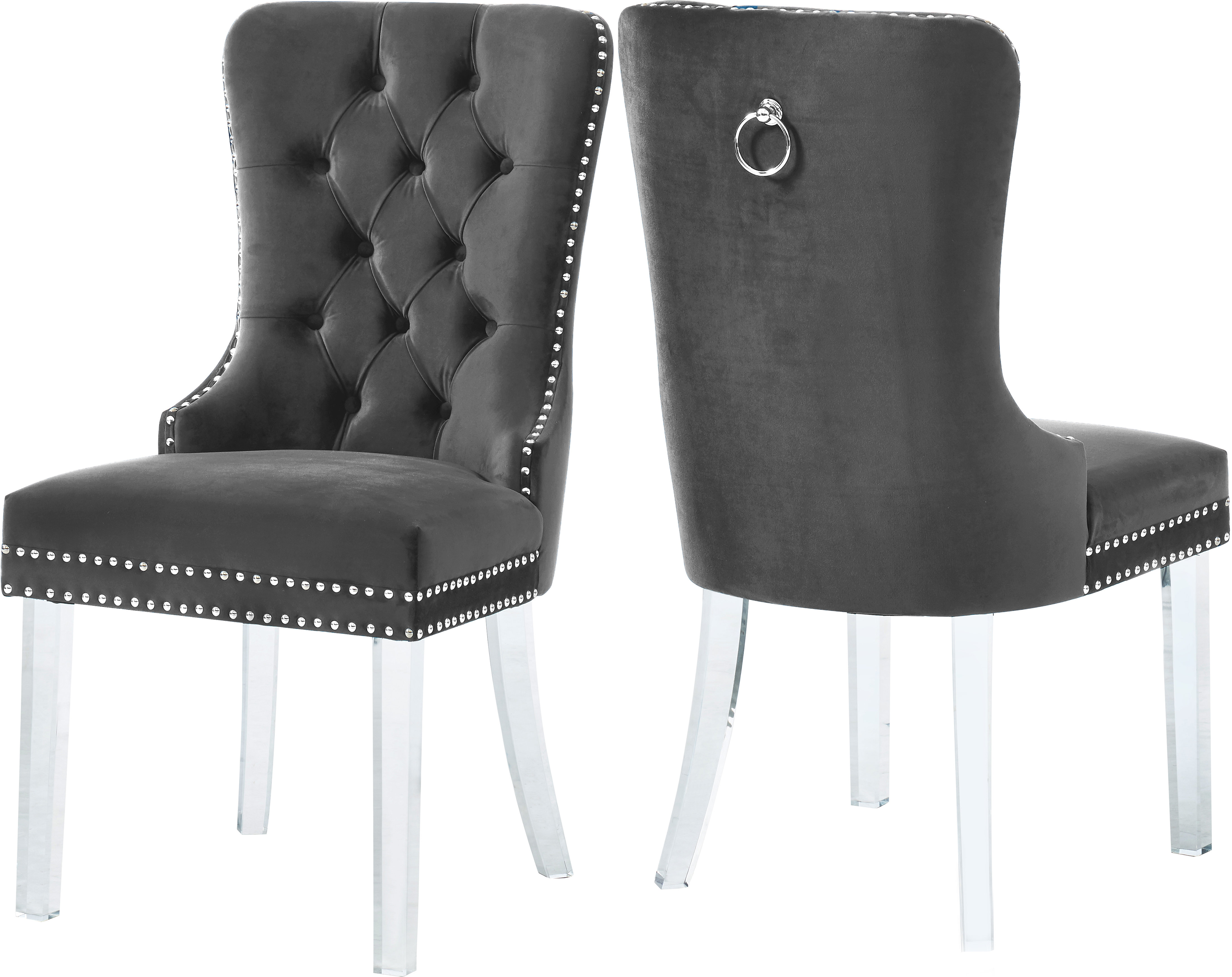 Everly Quinn Clovis Tufted Velvet Reviews Wayfair