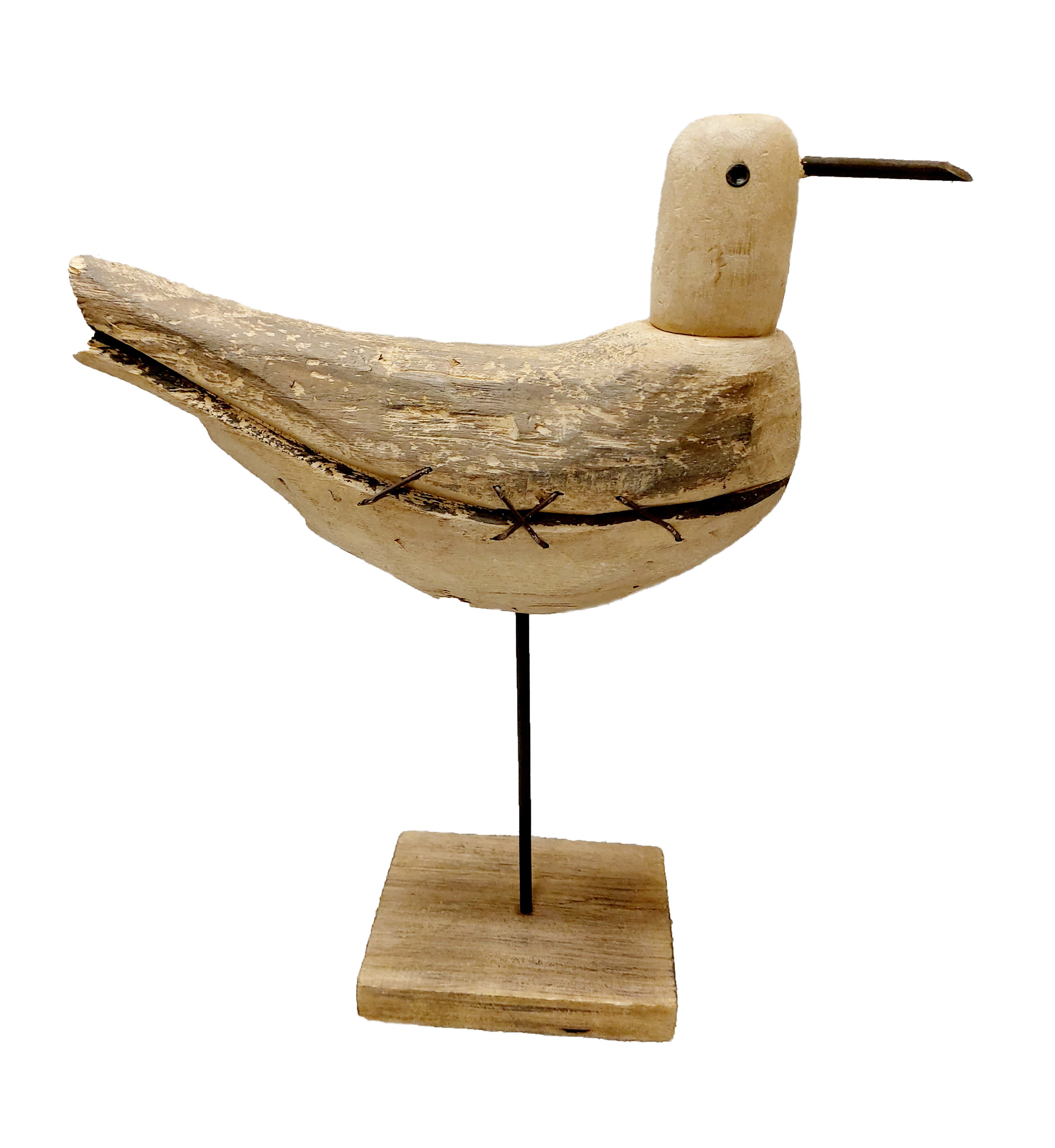 Highland Dunes Liddle Seagull On Stand Figurine Wayfair