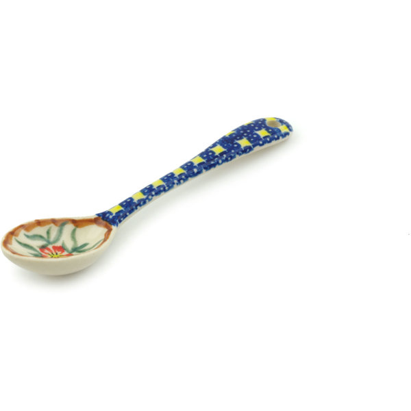 Paradise Poppy Polish Pottery Teaspoon by Polmedia