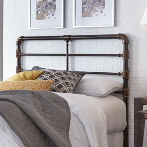 Willa Metal Open-Frame Headboard by 17 Stories