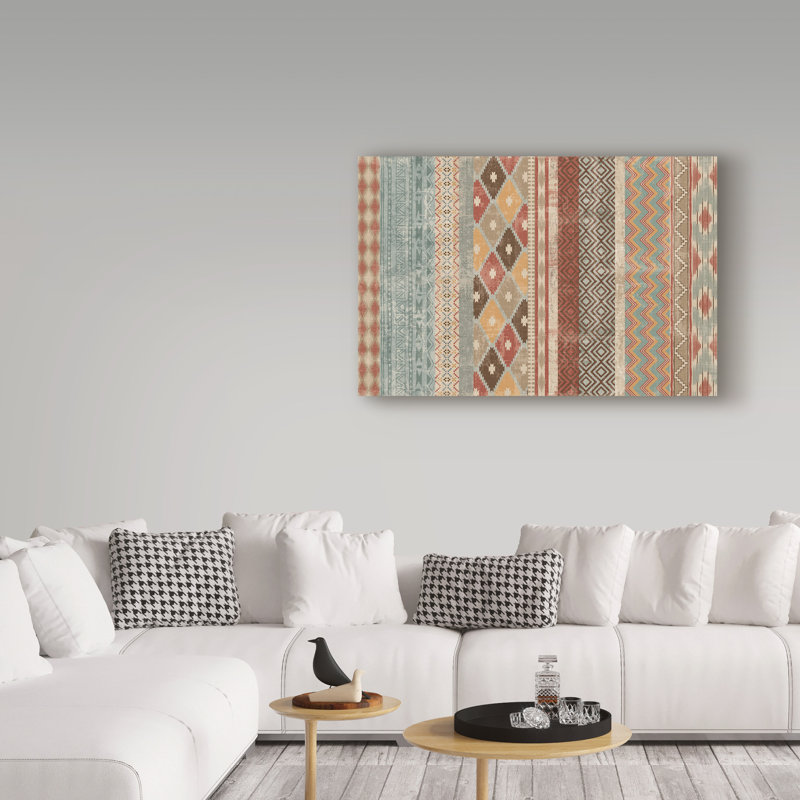 Winston Porter Southwestern Stripe Multi Panel I Ii Acrylic