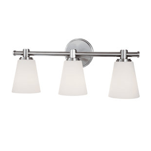 Best Hesser 3-Light Vanity Light By Red Barrel Studio Wall Lights Hesser 3-Light Vanity Light By Red Barrel Studio Wall Lights
