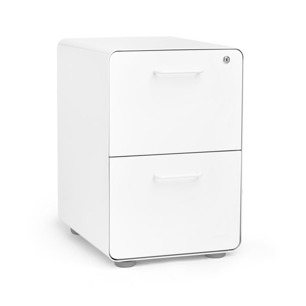 Stow 2 Drawer Vertical Filing Cabinet by Poppin