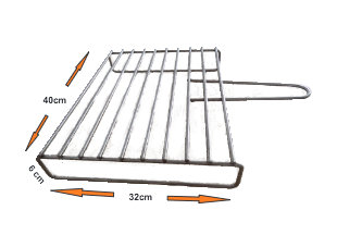 15.75" BBQ Grill for Wood Fire Oven