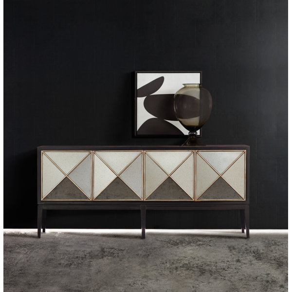 Melange Jova 4-Door Credenza by Hooker Furniture
