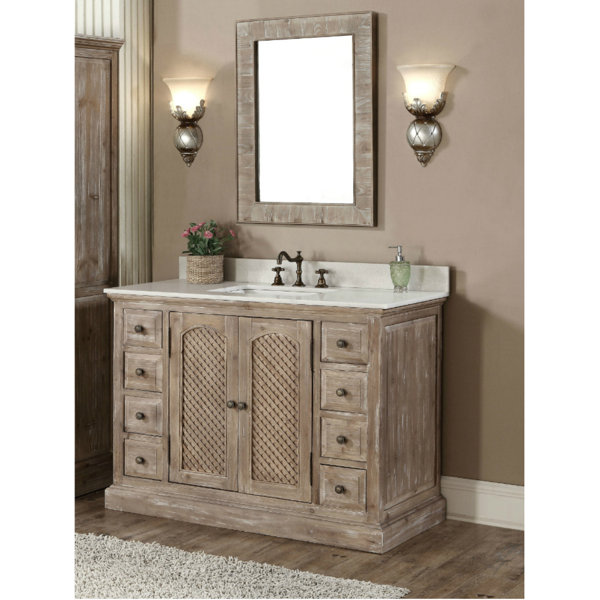 Clemmie 49 Single Bathroom Vanity Set by Laurel Foundry Modern Farmhouse
