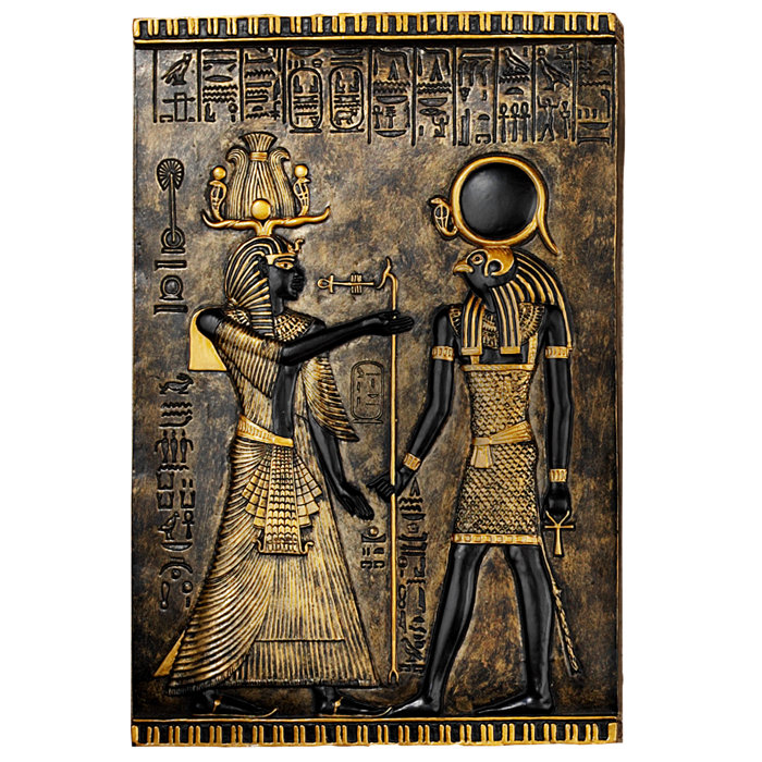 Egyptian Temple Stele Horus Wall Décor Egyptian Temple Stele Horus Wall Décor