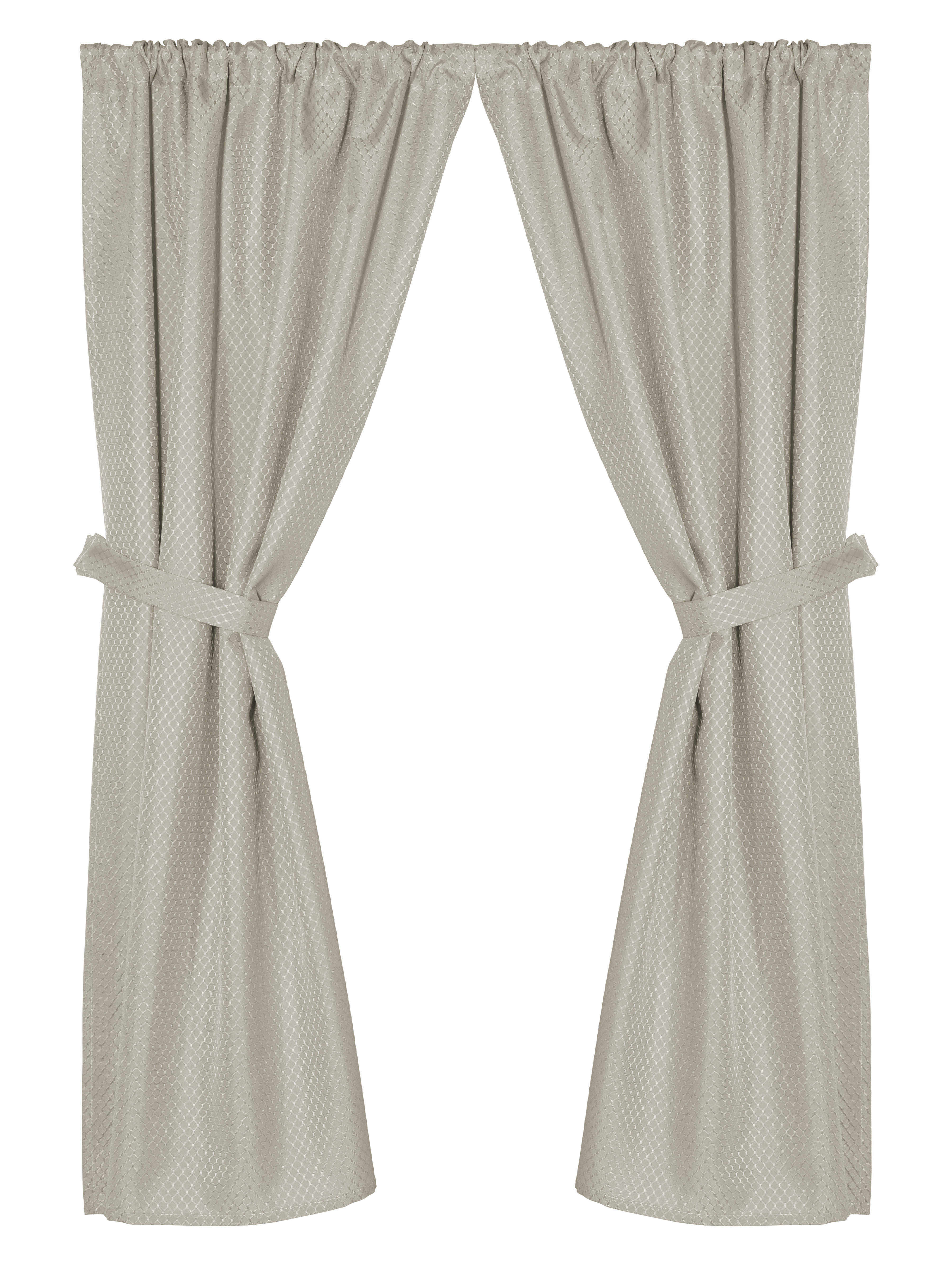 Winston Porter Moorefield Grace Solid Semi Sheer Curtain Panels Solid Semi Sheer Curtain Panels