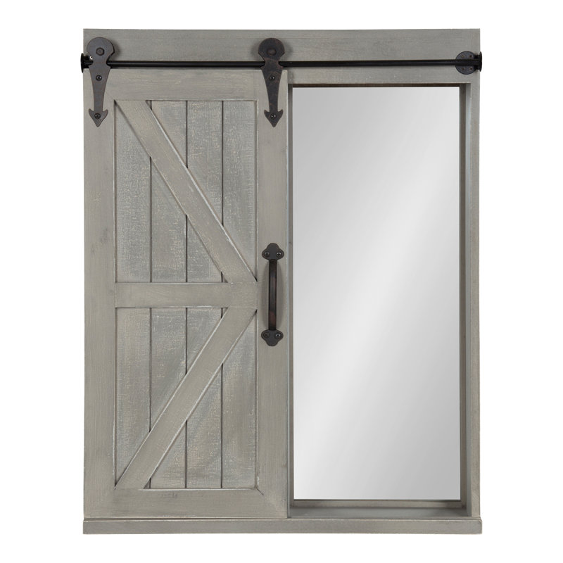 Gracie Oaks Banbury 21 75 W X 27 75 H Solid Wood Wall Mounted Bathroom Cabinet Reviews Wayfair