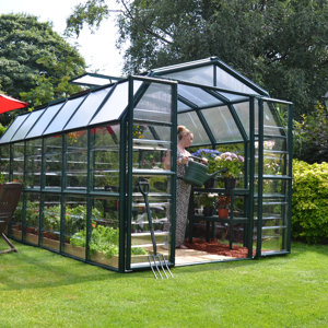 Grand Gardener 2 Clear 8 Ft. W x 12 Ft. D Greenhouse
