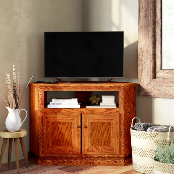Lapierre Solid Wood Corner TV Stand For TVs Up To 58