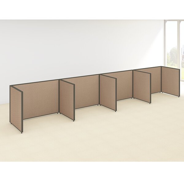 ProPanel 4 Person Open Cubicle Configuration by Bush Business Furniture