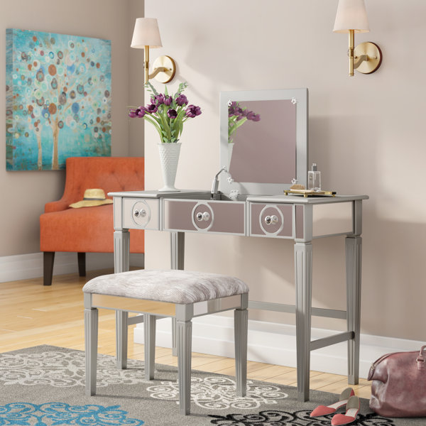 Mcclay Vanity Set With Mirror By House Of Hampton Read Reviews