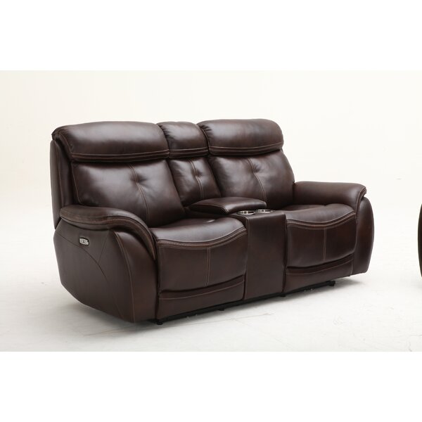 Homerun Leather Reclining Loveseat By Southern Motion