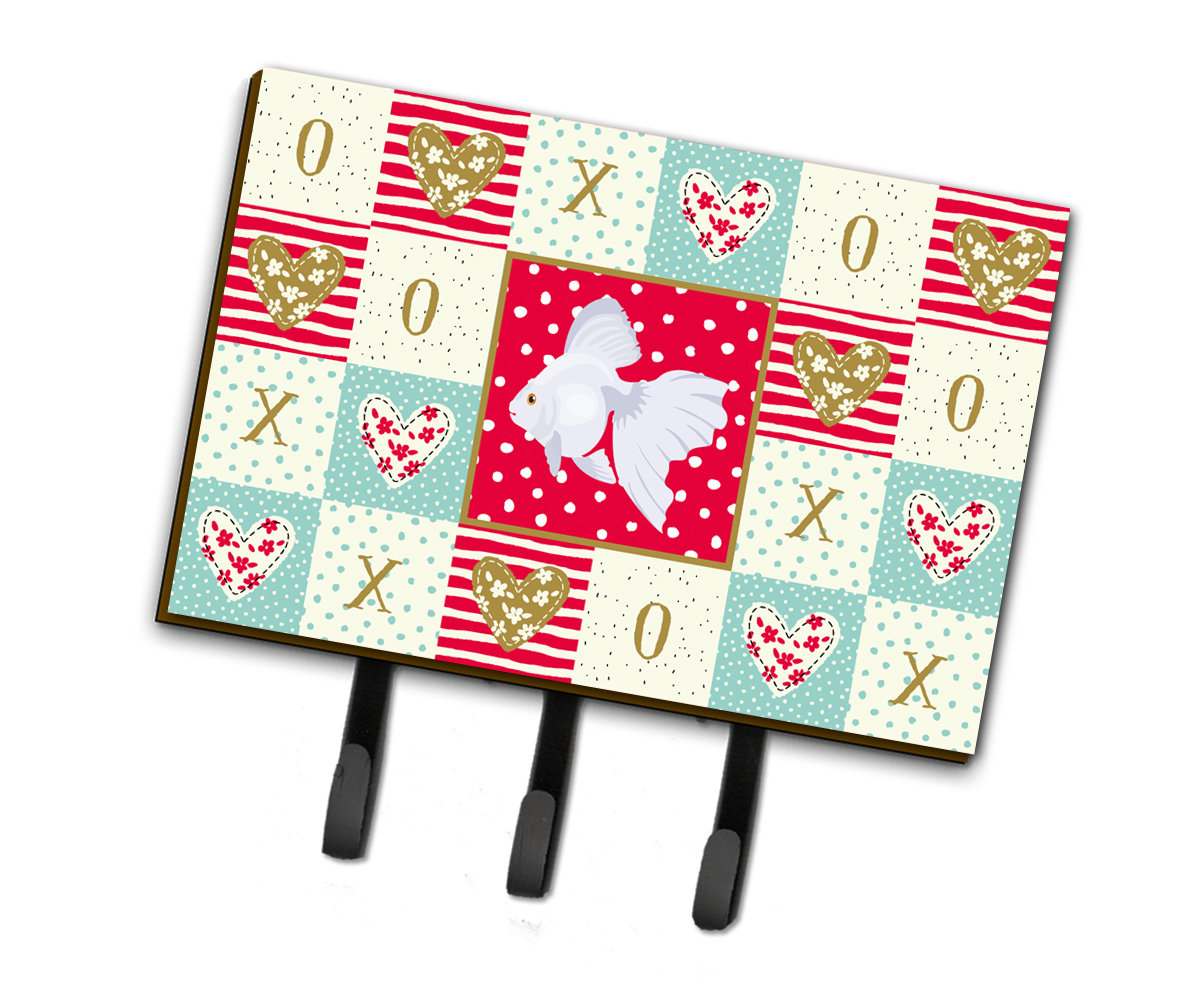 The Holiday Aisle Sukriye Ryukin Goldfish Love Wall Key Organizer With Key Hooks Wayfair