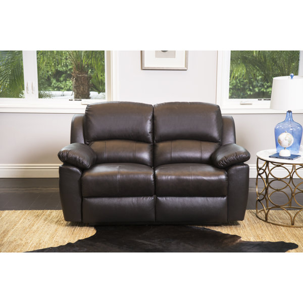 Perfect Quality Veazey Leather Reclining Loveseat Snag This Hot Sale! 60% Off