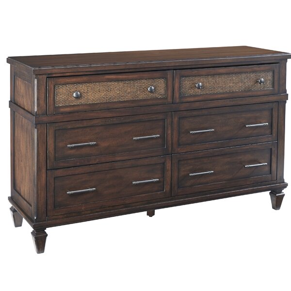 Smotherman 6 Drawer Double Dresser by Bay Isle Home