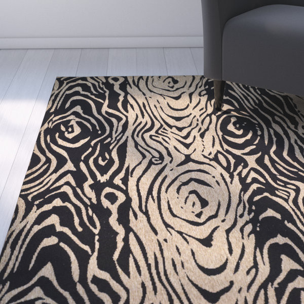 Coffee/Black Area Rug by Martha Stewart Rugs