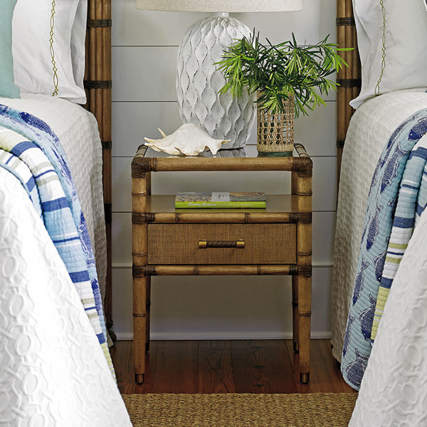 Twin Palms 1 Drawer Nightstand By Tommy Bahama Home Best Choices