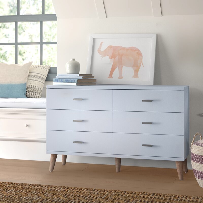 Mistana Wallingford 6 Drawer Double Dresser Reviews Wayfair