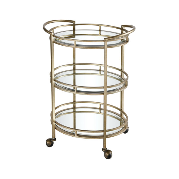 Rayle Bar Cart By Everly Quinn No Copoun