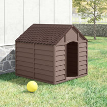 heated dog shed