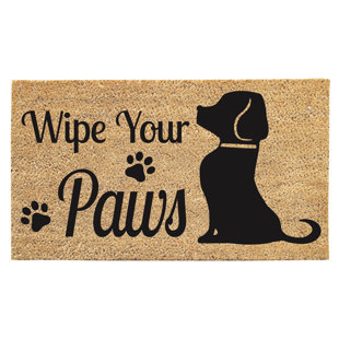 Wipe Your Paws Door Mat Wayfair Ca