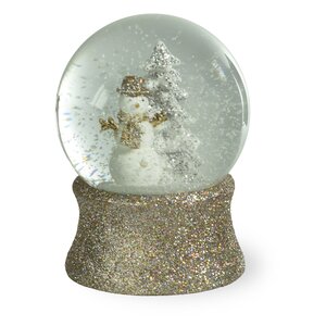 Glitzy Snowman Snowglobe