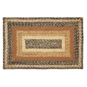 Millicent Black/Brown Area Rug