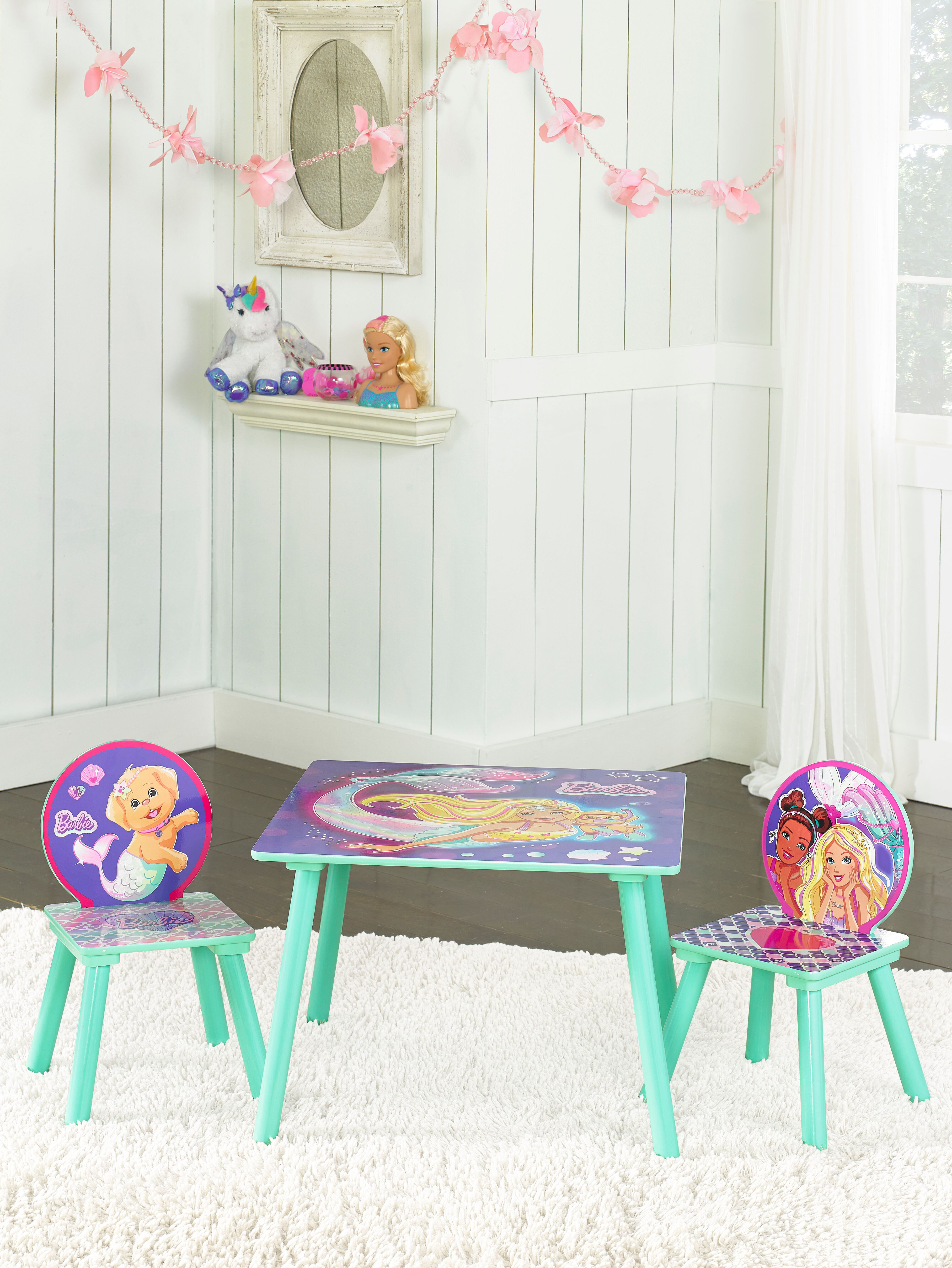 barbie table chair