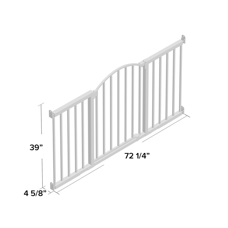 Tucker Murphy Pet Hollingshead Extra Tall Walk Thru Safety Gate